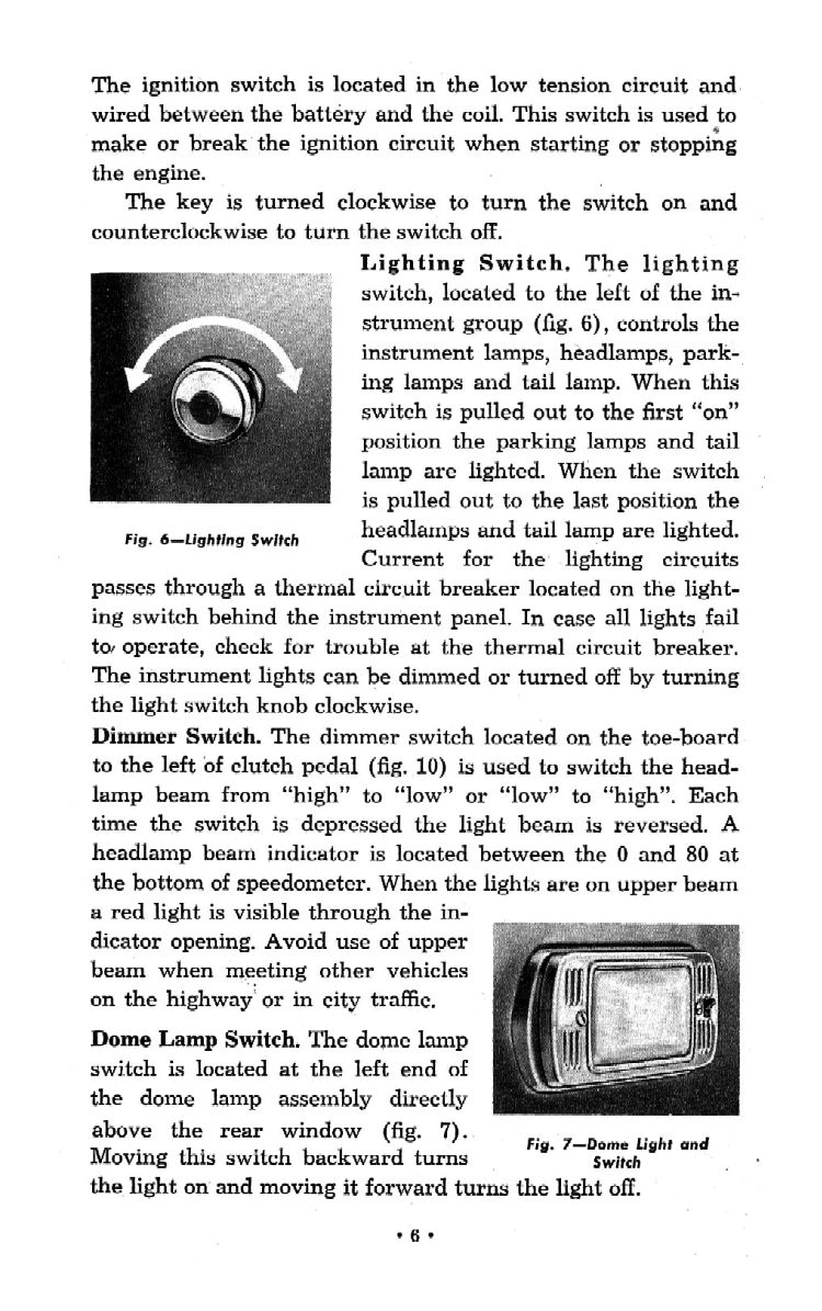 1951 Chevrolet Trucks Operators Manual Page 10